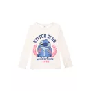Disney Lilo und Stitch Weird White Kinder Langarm-Shirt, Top 3 - 8 Jahre / 98 - 128 cm