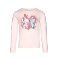   Disney Lilo und Stitch Love Light Kinder Langarm-Shirt, Top 3 - 8 Jahre / 98 - 128 cm