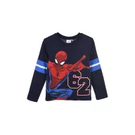   Spiderman Navy Kinder Langarmshirt, 3 - 8 Jahre / 98 - 128 cm