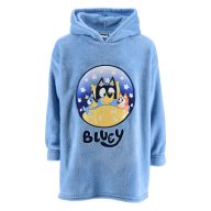 Bluey Stars Schlüpf-Plüsch-Fleecedecke, Poncho 3/5 Jahre