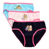  Disney Prinzessin Summer Kinderunterwäsche, Slips 3 Stück/Paket 3 - 8 Jahre / 98 - 128 cm