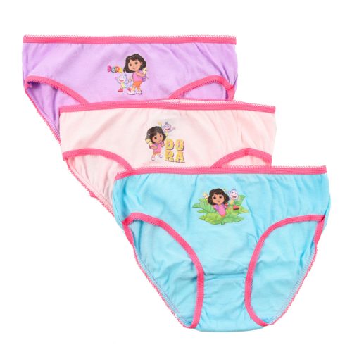 Dora the Explorer Adventure Kinderunterwäsche, Unterteil 3 Stück/Packung 3 - 6 Jahre / 98 - 116 cm