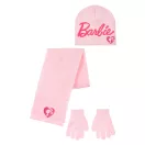 Barbie Pink Kinder-Hut + Schal + Handschuh-Set 52-54 cm