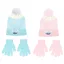 Disney Lilo und Stitch Ombre Kinder Mütze + Handschuhset 52-54 cm