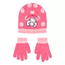 Hello Kitty Cute Dots Kinder Mütze + Handschuh Set 52–54 cm