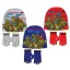 Teenage Mutant Ninja Turtles Kinder Hut- und Handschuh-Set 52-54 cm