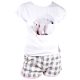 Ushuaia Grey  Damen Kurzarm-Pyjama mit Eisbär Motiv S-XXL