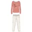Ushuaia Fawn  Rentier Damen Langarm Pyjama S-XXL