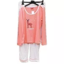 Ushuaia Fawn  Rentier Damen Langarm Pyjama S-XXL