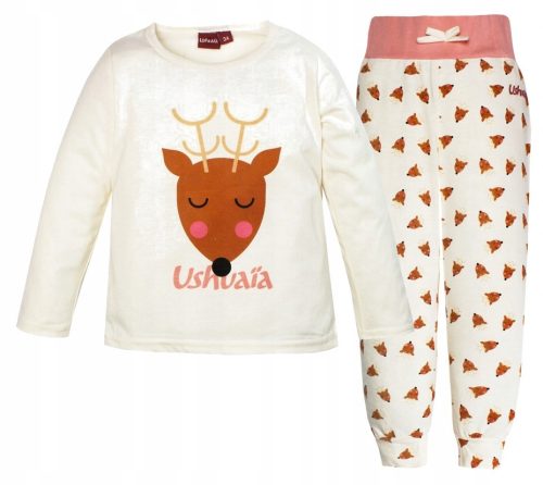 Ushuaia Deer Kinder Langärmliger Schlafanzug 3-8 Jahre