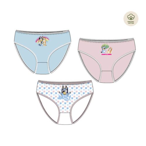 Bluey Love Kinderunterwäsche, 3er-Pack Höschen