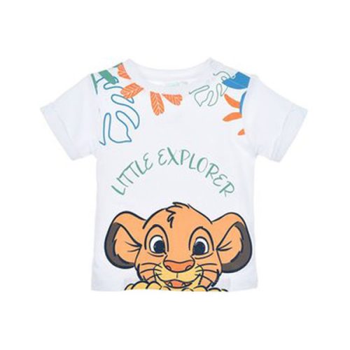 Disney Der König der Löwen Little Explorer White Baby T-Shirt, Oberteil 6-24 Monate