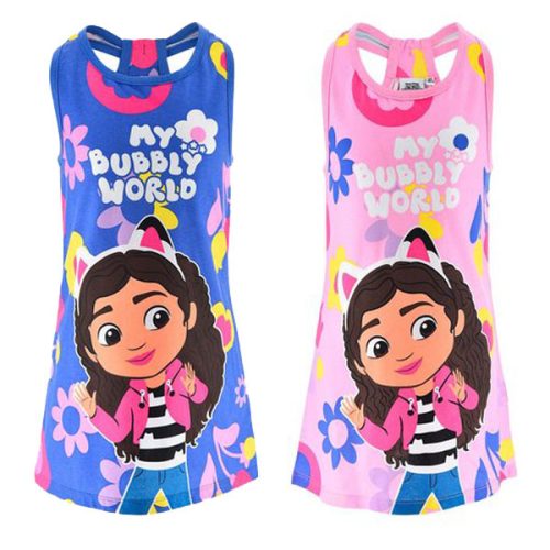 Gabby's Dollhouse Bubbly World Kinder Sommerkleid 3-8 Jahre