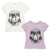 Wednesday Black Roses Kinderkurzes T-Shirt, Oberteil 6-12 Jahre