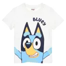 Bluey Fun kurzes Kinder T-Shirt, Oberteil 3 - 6 Jahre / 98 - 116 cm