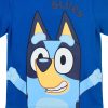 Bluey Kinder Kurzarmshirt, Oberteil 3-6 Jahre