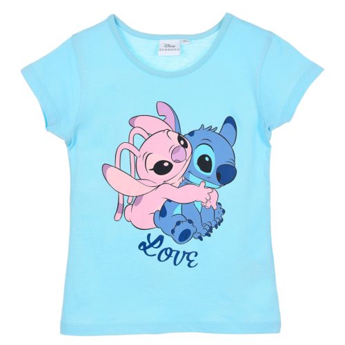Disney Lilo und Stitch Love Kinder Kurzarm-T-Shirt, Oberteil 3-8 Jahre