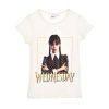 Wednesday Gloomy kurzes Kinder T-Shirt, Oberteil 6-12 Jahre
