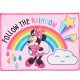 Disney Minnie  Rainbow Handtuch, Gesichtstuch, 40x30 cm Handtuch