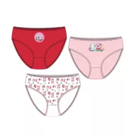   Peppa Wutz Strawberry Kinderunterwäsche, Slips 3 Stück/Packung