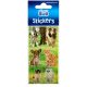 Tiere Aufkleber mit silberner Dekoration