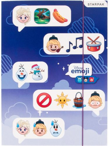 Disney Emoji Eiskönigin A/4 Gummi-Ordner