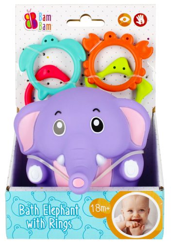 Elefant Baby-Badespielzeug mit Ringen
