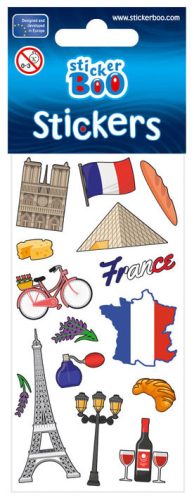 Reise Frankreich Aufkleber-Set