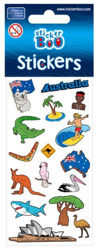 Reisen Sie durch Australia Aufkleber-Set