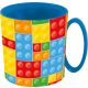 Bricks Lego gemusterter Microbecher 350 ml