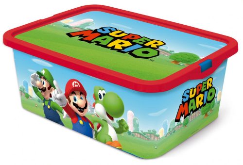 Super Mario Kunststoff Aufbewahrungsbox 13 L