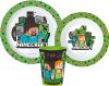 Minecraft Geschirrset, Mikrokunststoffset, Becher 260 ml