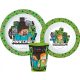 Minecraft Geschirrset, Mikrokunststoffset, Becher 260 ml