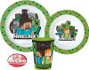 Minecraft Essgeschirr, micro Plastikset, mit Becher 260 ml