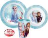 Disney Eiskönigin Essgeschirr, micro Plastikset, mit Becher 260 ml