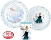 Disney Eiskönigin Royally Cool Weihnachtsgeschirrset, Mikrokunststoffset, Becher 260 ml