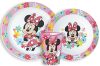 Disney Minnie Spring Essgeschirr, micro Plastikset, mit Becher 260 ml