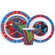 Avengers Army Geschirrset, Mikrokunststoffset, mit Glas 260 ml