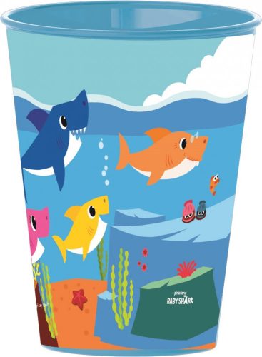 Baby Shark Glas, Kunststoff 260 ml