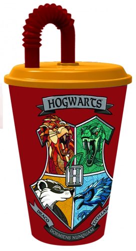 Harry Potter Houses Strohhalm Glas, Kunststoff 430 ml