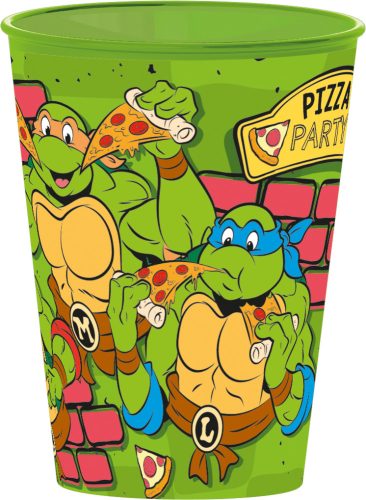 Ninja Turtles Pizza Becher aus Plastik 260 ml