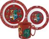 Harry Potter Essgeschirr, Mikro-Kunststoffset mit Becher 350 ml