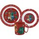 Harry Potter Essgeschirr, Mikro-Kunststoffset mit Becher 350 ml