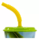 Dinosaurier T-Rex Strohhalmbecher, Kunststoff, 430 ml