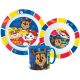 Paw Patrol Pup Power Essgeschirr, Micro Plastikset mit Tasse 265 ml