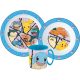 Pokémon Geschirrset, Mikrokunststoffset mit Becher 265 ml