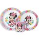 Disney Minnie Spring Essgeschirr, micro Plastikset mit Tasse 265 ml