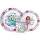 Gabby's Dollhouse Essgeschirr, Mikroplastik-Set mit Becher 265 ml