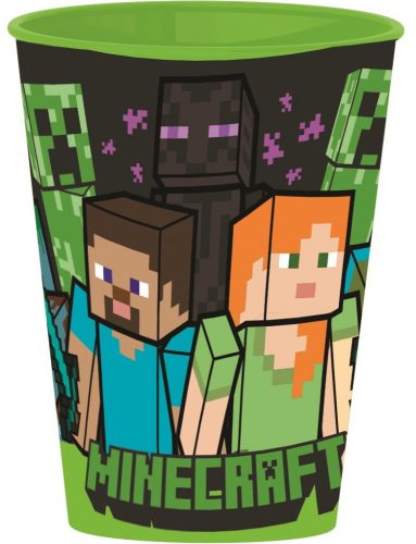 Minecraft Glas, Kunststoff 260 ml