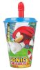 Sonic the Hedgehog Speedy Strohhalm Glas, Kunststoff 430 ml